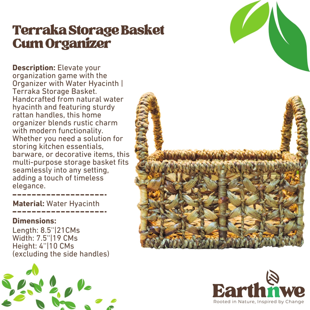 Terraka organizer made of water hyacinth